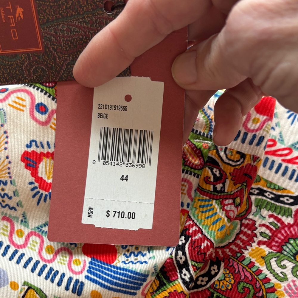 Etro Multicolor Patterned Pants - Picture 3 of 6